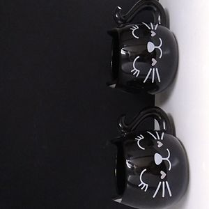 X2 Kitty Mugs w Tail Handles
